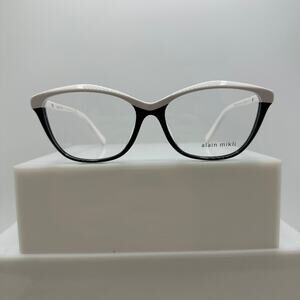 Alain Mikli Cleophee 2 A03154 004 Noir Milky White Black Womens Frames 54-15-140